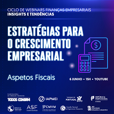 Regressa ciclo de webinars sobre finanças empresariais