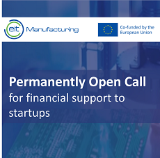EIT Manufacturing Accelerate | Cut-off date a 16 de dezembro