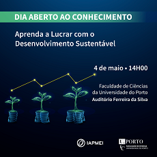 Dia Aberto ao Conhecimento | "Aprenda a Lucrar com o Desenvolvimento Sustentável"