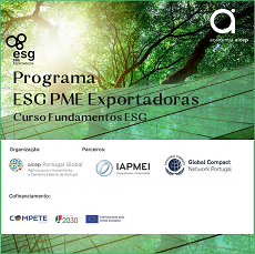 Academia AICEP e IAPMEI lançam Curso de Fundamentos ESG