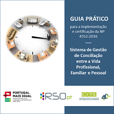 Rede RSO PT lança guia para a conciliação da vida profissional, familiar e pessoal