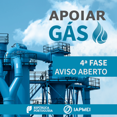 Apoiar Gás – 4ª fase de candidaturas aberta