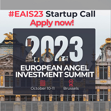 European Angel Investment Summit | Inscrições para pitch até 18 de setembro